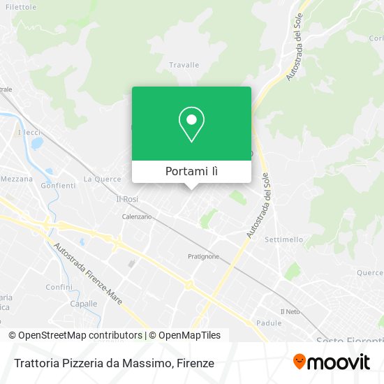 Mappa Trattoria Pizzeria da Massimo