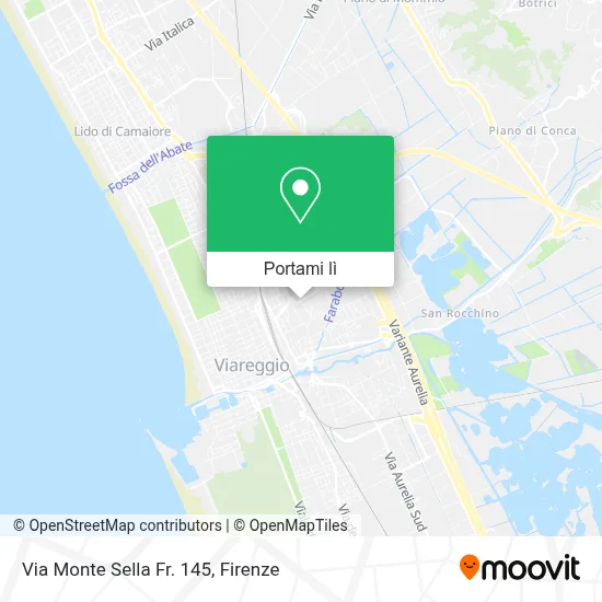 Mappa Via Monte Sella Fr. 145