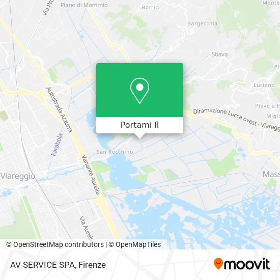 Mappa AV SERVICE SPA