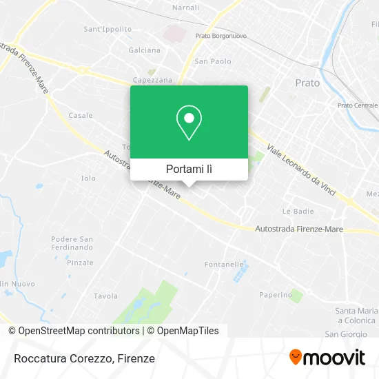 Mappa Roccatura Corezzo