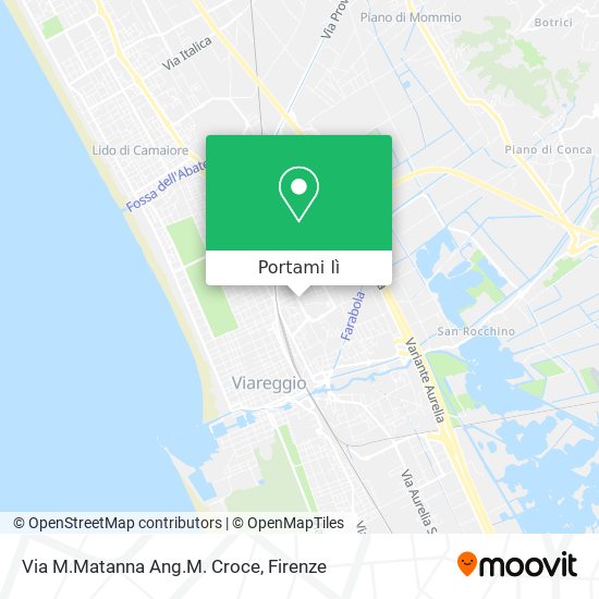Mappa Via M.Matanna Ang.M. Croce