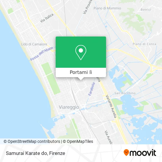 Mappa Samurai Karate do