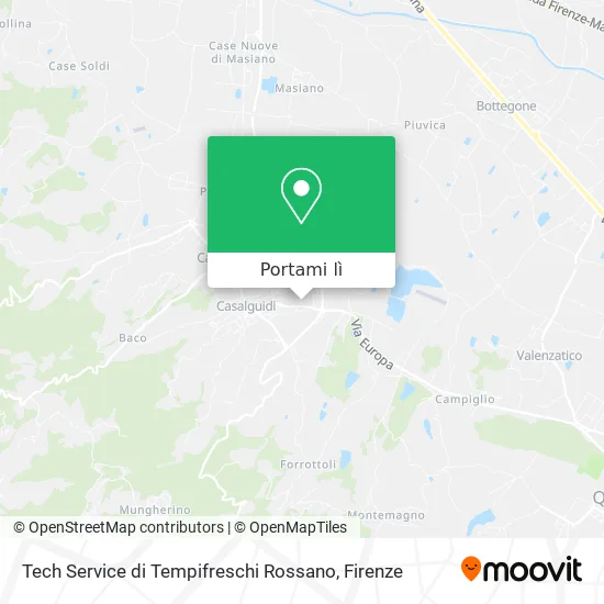 Mappa Tech Service di Tempifreschi Rossano