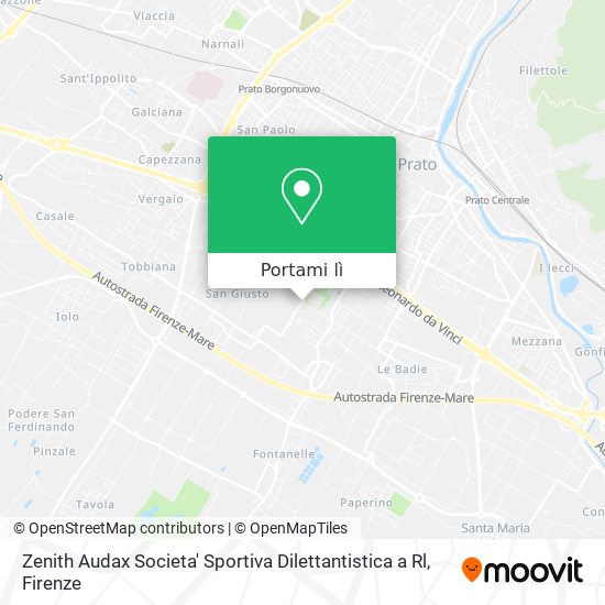 Mappa Zenith Audax Societa' Sportiva Dilettantistica a Rl
