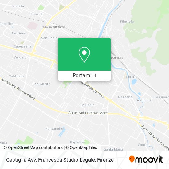 Mappa Castiglia Avv. Francesca Studio Legale