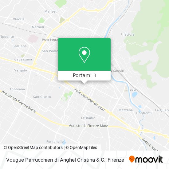 Mappa Vougue Parrucchieri di Anghel Cristina & C.