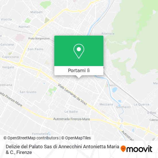 Mappa Delizie del Palato Sas di Annecchini Antonietta Maria & C.