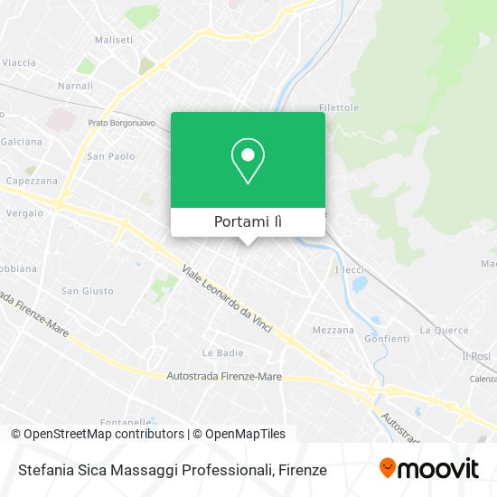 Mappa Stefania Sica Massaggi Professionali
