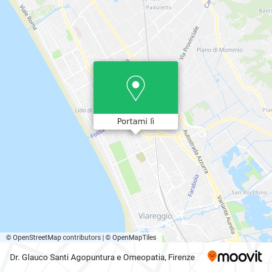 Mappa Dr. Glauco Santi Agopuntura e Omeopatia