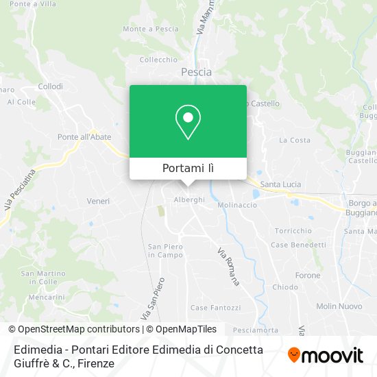 Mappa Edimedia - Pontari Editore Edimedia di Concetta Giuffrè & C.