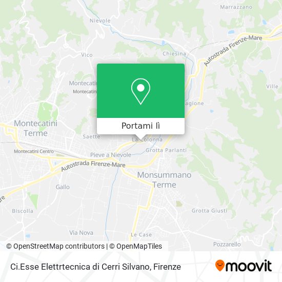 Mappa Ci.Esse Elettrtecnica di Cerri Silvano