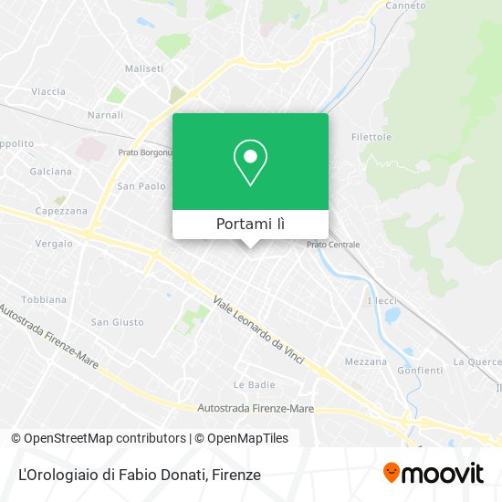 Mappa L'Orologiaio di Fabio Donati