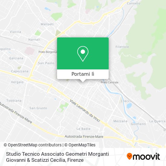 Mappa Studio Tecnico Associato Geometri Morganti Giovanni & Scatizzi Cecilia