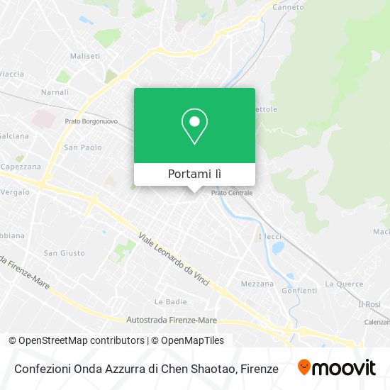 Mappa Confezioni Onda Azzurra di Chen Shaotao