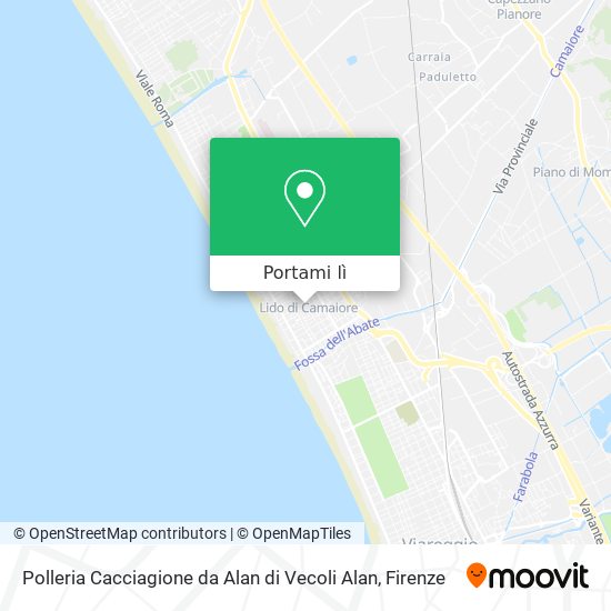 Mappa Polleria Cacciagione da Alan di Vecoli Alan