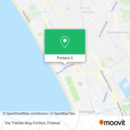Mappa Via Trieste Ang.Fortino