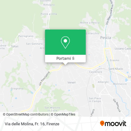 Mappa Via delle Molina, Fr. 16