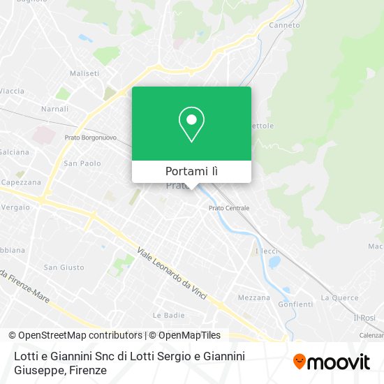 Mappa Lotti e Giannini Snc di Lotti Sergio e Giannini Giuseppe