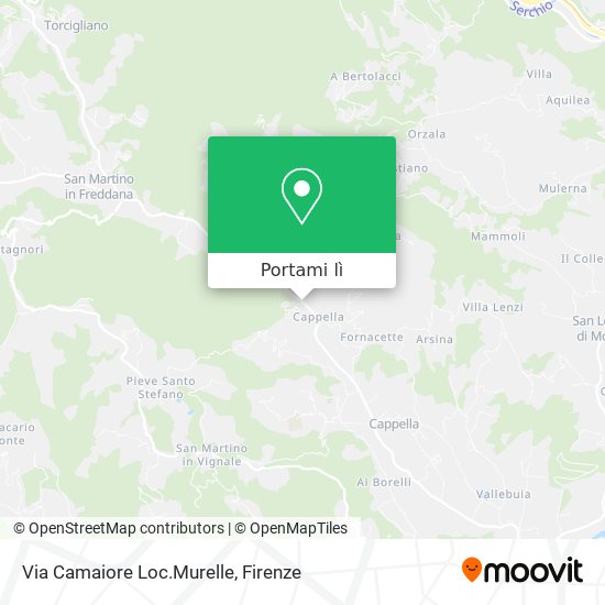 Mappa Via Camaiore Loc.Murelle