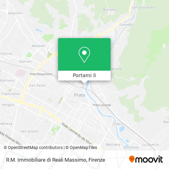 Mappa R.M. Immobiliare di Reali Massimo
