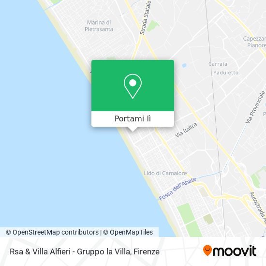 Mappa Rsa & Villa Alfieri - Gruppo la Villa