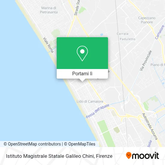 Mappa Istituto Magistrale Statale Galileo Chini