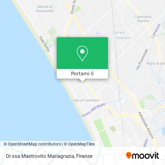 Mappa Dr.ssa Mastrovito Mariagrazia