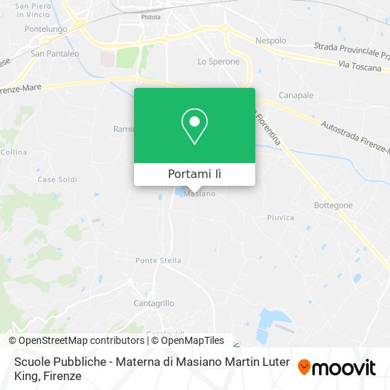 Mappa Scuole Pubbliche - Materna di Masiano Martin Luter King