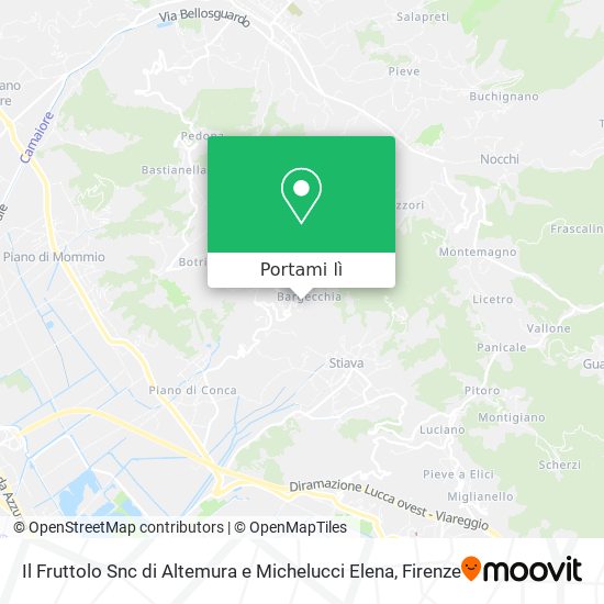 Mappa Il Fruttolo Snc di Altemura e Michelucci Elena