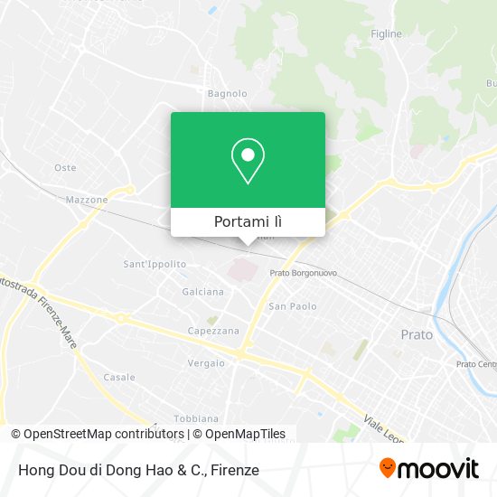 Mappa Hong Dou di Dong Hao & C.