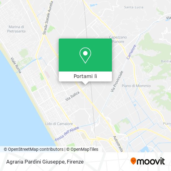 Mappa Agraria Pardini Giuseppe