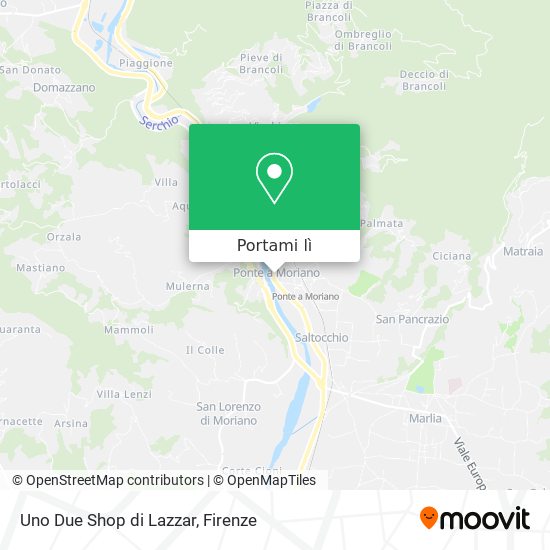 Mappa Uno Due Shop di Lazzar