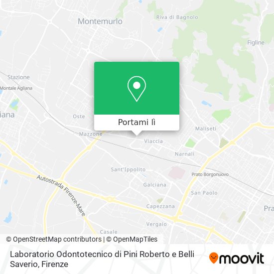 Mappa Laboratorio Odontotecnico di Pini Roberto e Belli Saverio