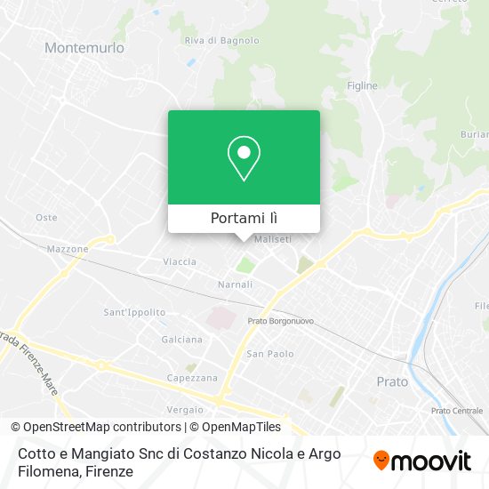 Mappa Cotto e Mangiato Snc di Costanzo Nicola e Argo Filomena
