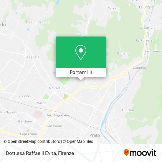 Mappa Dott.ssa Raffaelli Evita