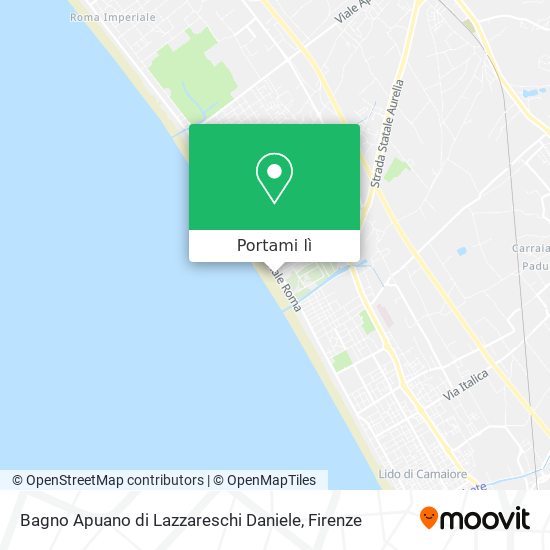 Mappa Bagno Apuano di Lazzareschi Daniele