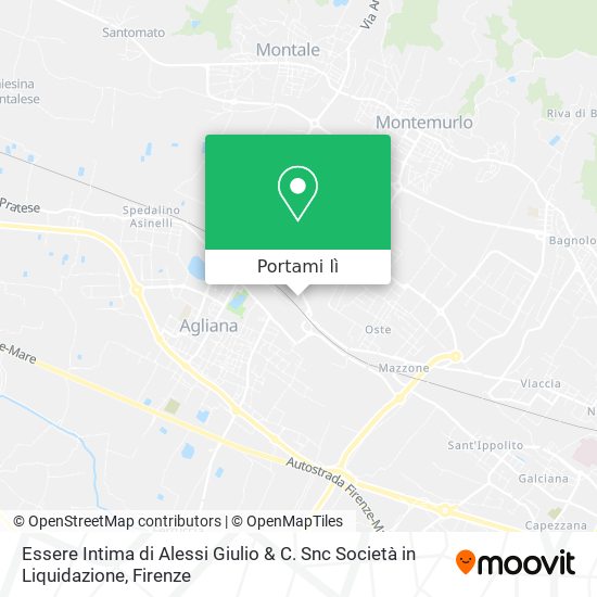 Mappa Essere Intima di Alessi Giulio & C. Snc Società in Liquidazione
