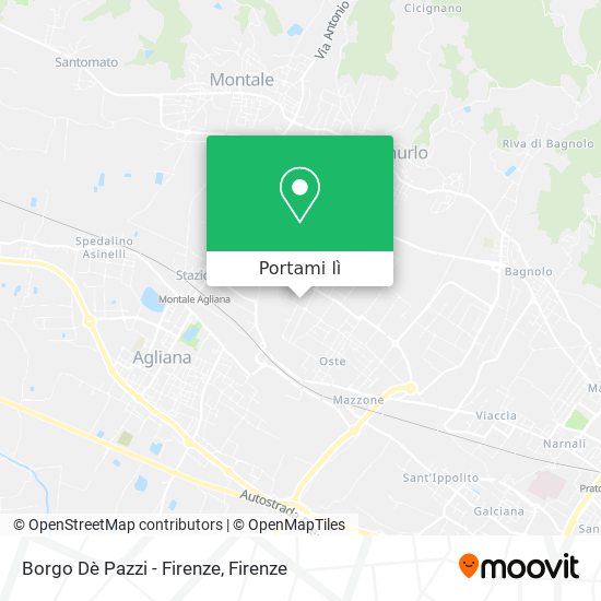 Mappa Borgo Dè Pazzi - Firenze