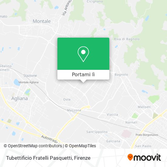 Mappa Tubettificio Fratelli Pasquetti