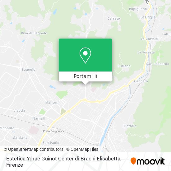 Mappa Estetica Ydrae Guinot Center di Brachi Elisabetta