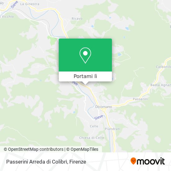 Mappa Passerini Arreda di Colibrì