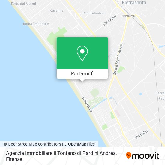 Mappa Agenzia Immobiliare il Tonfano di Pardini Andrea