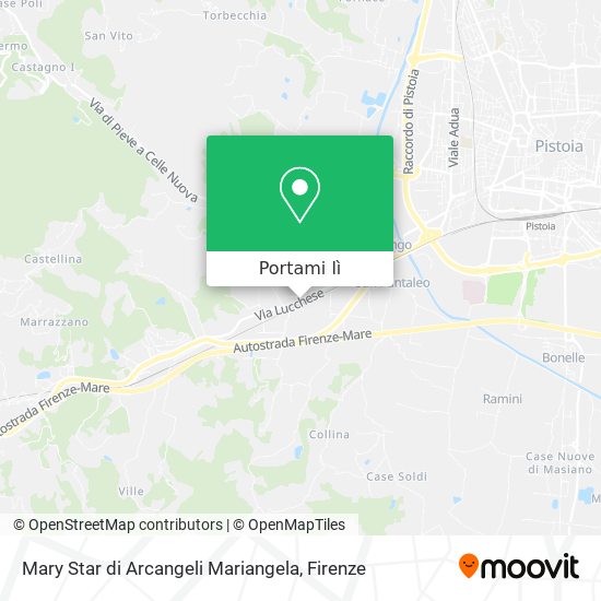 Mappa Mary Star di Arcangeli Mariangela
