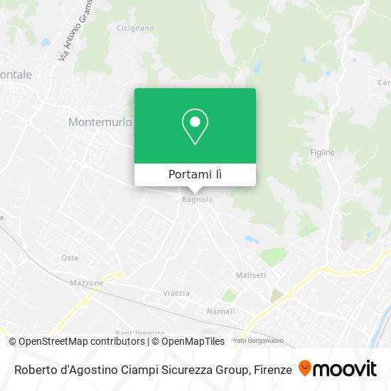 Mappa Roberto d'Agostino Ciampi Sicurezza Group