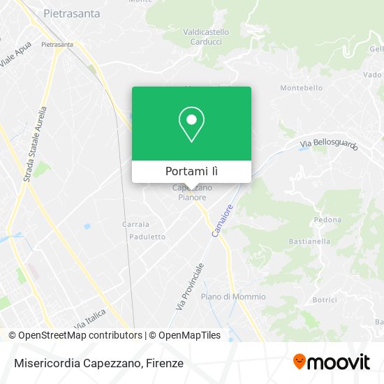 Mappa Misericordia Capezzano
