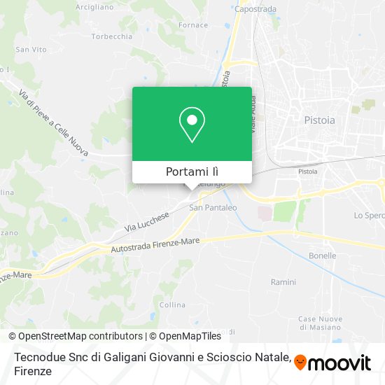 Mappa Tecnodue Snc di Galigani Giovanni e Scioscio Natale