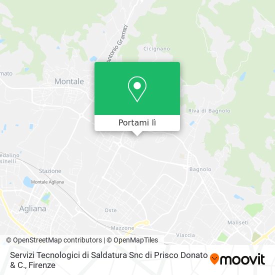 Mappa Servizi Tecnologici di Saldatura Snc di Prisco Donato & C.