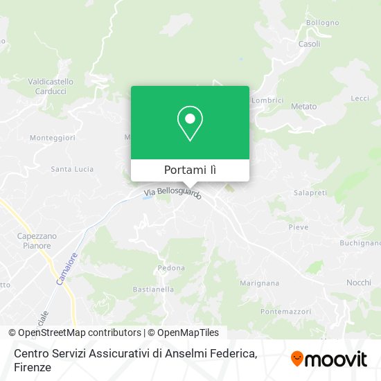 Mappa Centro Servizi Assicurativi di Anselmi Federica
