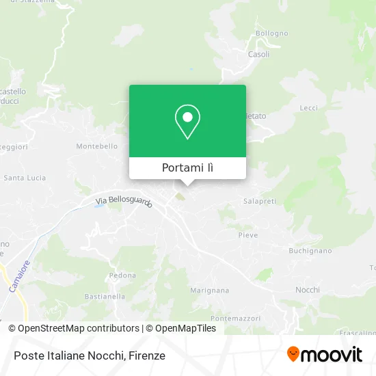 Mappa Poste Italiane Nocchi