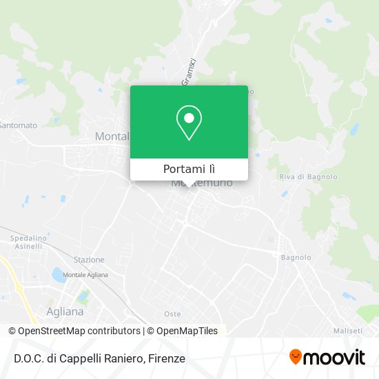 Mappa D.O.C. di Cappelli Raniero